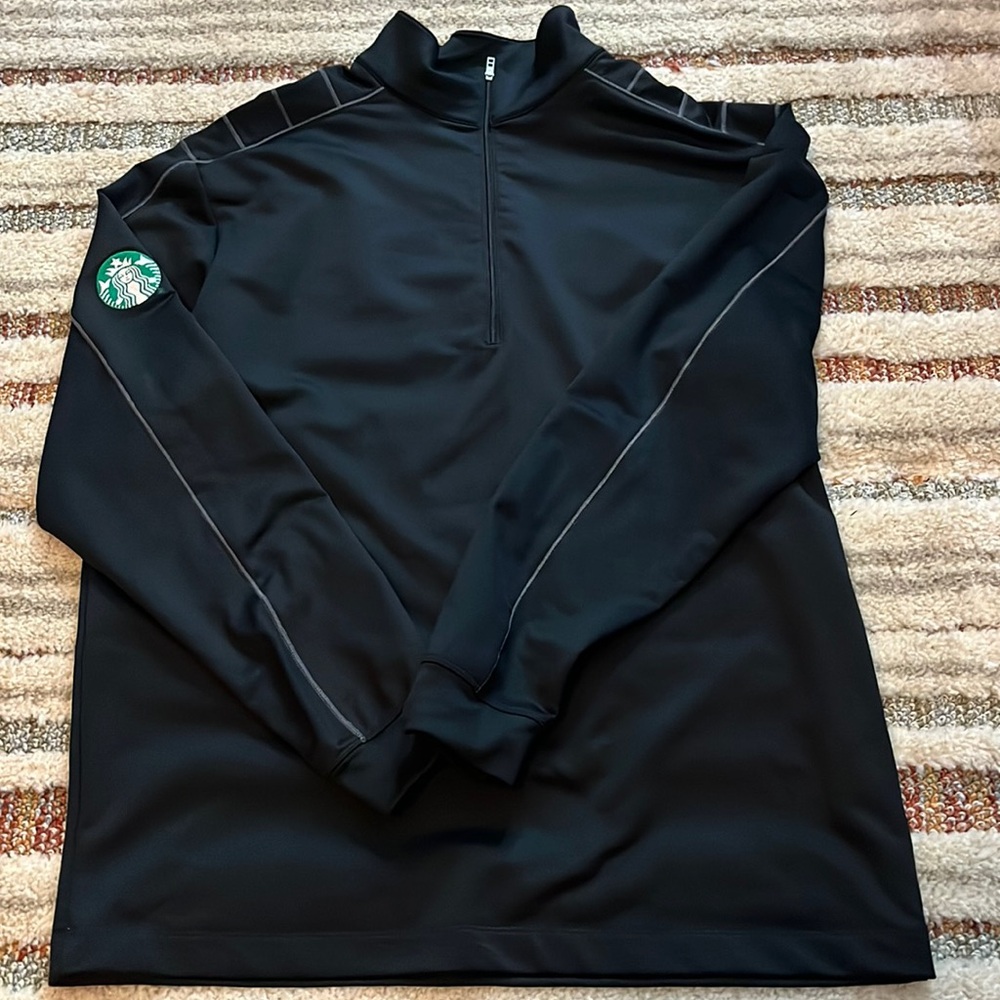 Starbucks nike golf zip up
